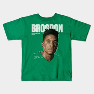 Malcolm Brogdon Boston Game Face Kids T-Shirt